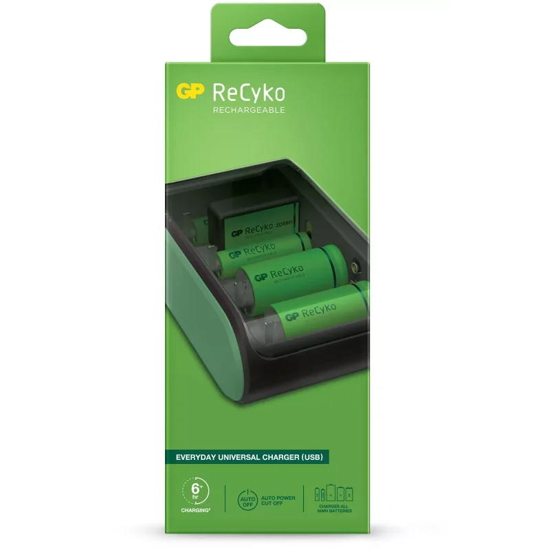 Chargeur Universel GP AA AAA C D 9V