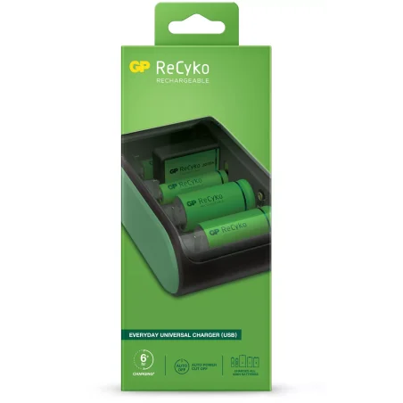 Chargeur Universel GP AA AAA C D 9V - photo 5