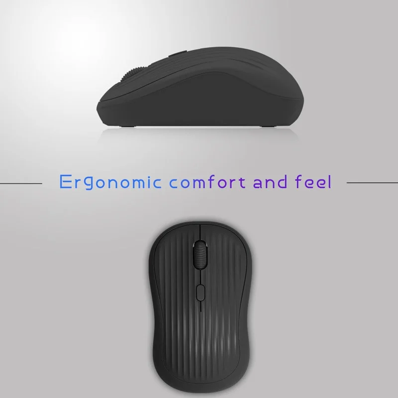 SOURIS SANS FIL W12 RECHARGEABLE Bluetooth / ASSORTIES ( NOIR + BLEU + ROSE + WHITE ) - photo 2