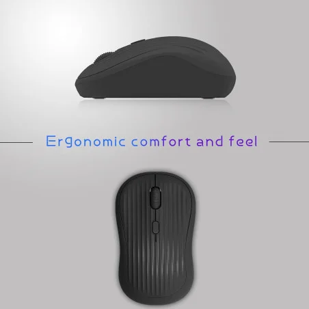 SOURIS SANS FIL W12 RECHARGEABLE Bluetooth / ASSORTIES ( NOIR + BLEU + ROSE + WHITE ) - photo 7