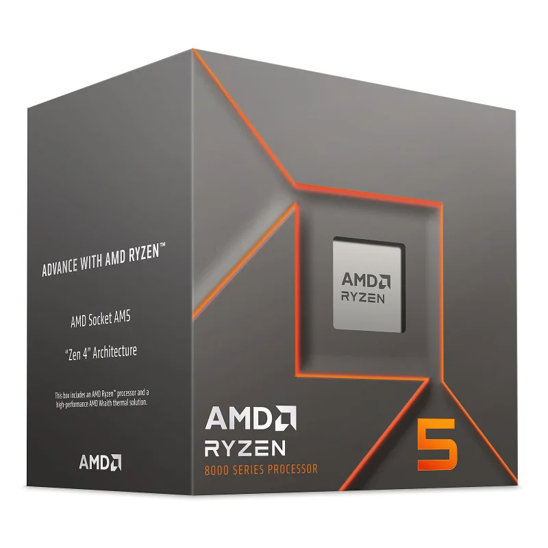 Processeur AMD Ryzen 5 8400F 6C/12T Box with Wraith Stealth - AMD - photo 2