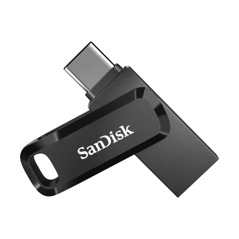 Clé USB SanDisk Double Connectique USB-C Ultra Dual Drive Go / 128 Go / Noir