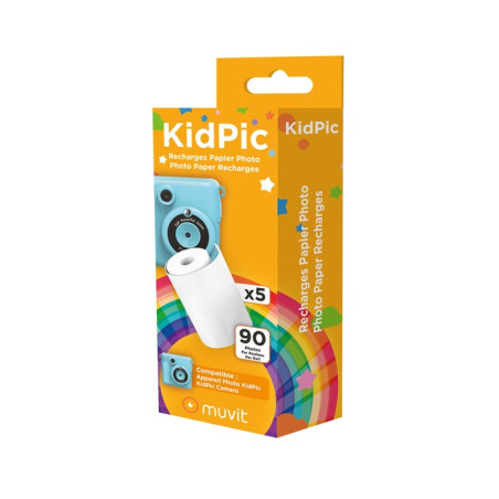 5 ROULEAUX PAPIER APPAREIL PHOTO ENFANT KIDPIC - photo 8