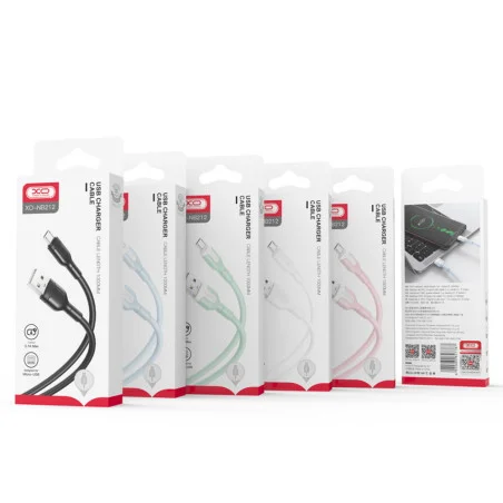 Câble XO NB212 USB - Lightning 1,0 m 2,1 A rose - photo 5