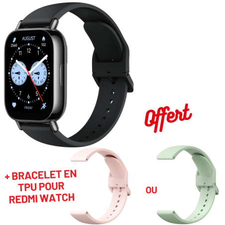 Smartwatch Redmi Watch 5 Lite / Noir + Bracelet en TPU pour Redmi Watch - photo 6