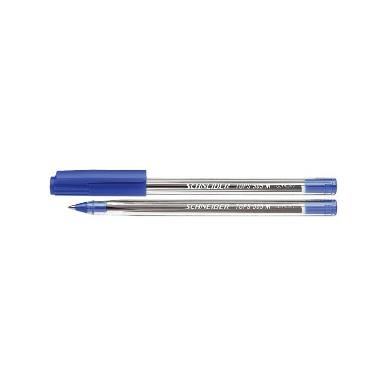 50 Stylos à bille Schneider Tops 505 M / 1.4 mm / Bleu - photo 1