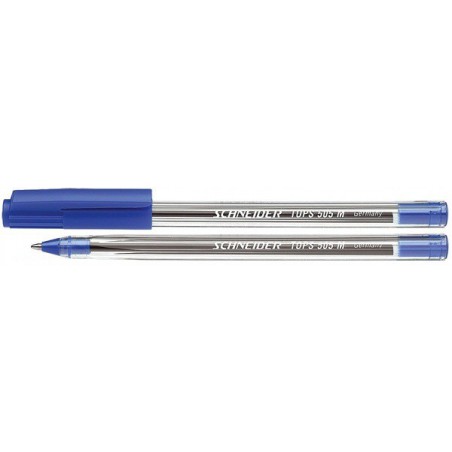 50 Stylos à bille Schneider Tops 505 M / 1.4 mm / Bleu - photo 4