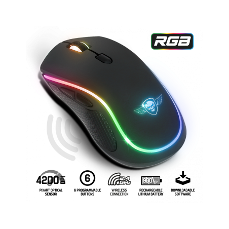 Souris Gamer Sans Fil SPIRIT OF GAMER PRO M9 RGB / Noir - Spirit of Gamer - photo 11