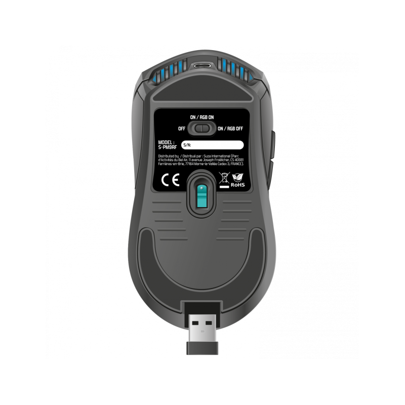 Souris Gamer Sans Fil SPIRIT OF GAMER PRO M9 RGB / Noir - Spirit of Gamer - photo 5