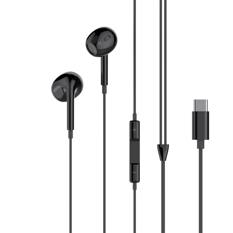 Écouteurs filaires XO EP74 USB-C noir - photo 2