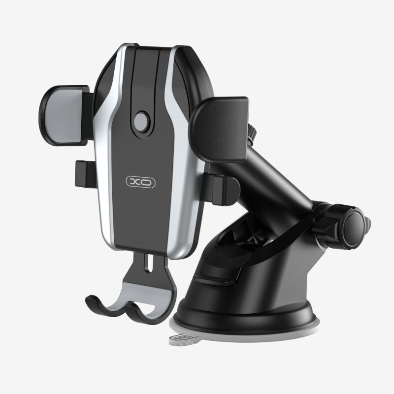 Support voiture XO C77 noir avec ventouse - photo 1
