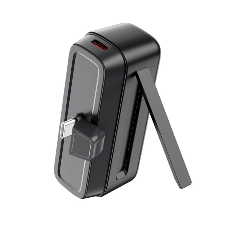 Powerbank mini XO PR244 20W 5000 mAh avec connecteur USB-C noir - photo 3