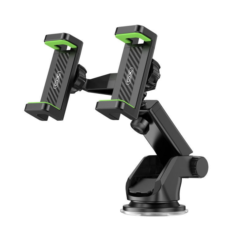 Support voiture XO C117 noir avec ventouse 2en1 double - photo 2
