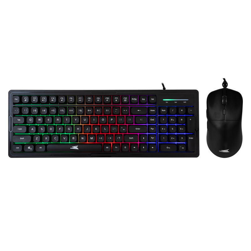 Ensemble Clavier et Souris USB Gamer Baracuda Orca BGC-011 - Noir - photo 1