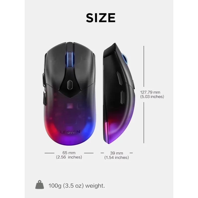 SOURIS Lenovo Legion M410 Wireless RGB Gaming Mouse - Lenovo - photo 6