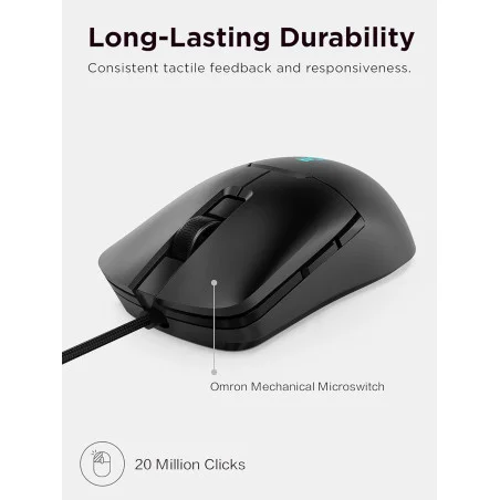 SOURIS Lenovo Legion M300s RGB Gaming Mouse (Black) - Lenovo - photo 7