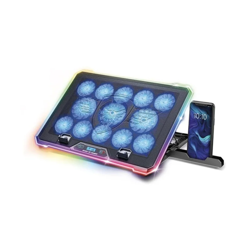 Support de Refroidissement RGB SPIRIT OF GAMER Airblade 1300 RGB 17" / Noir