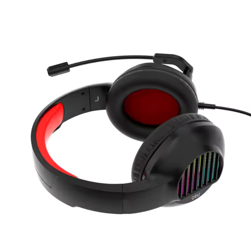 Casque de Jeu OTU avec Isolation du Bruit supra-auriculaire avec Microphone / RGB / Noir - photo 3
