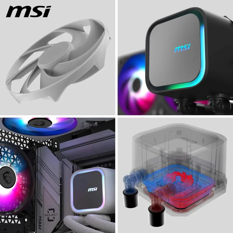 Kit de watercooling MAG CORELIQUID A13 240 / ARGB / WHITE - photo 3