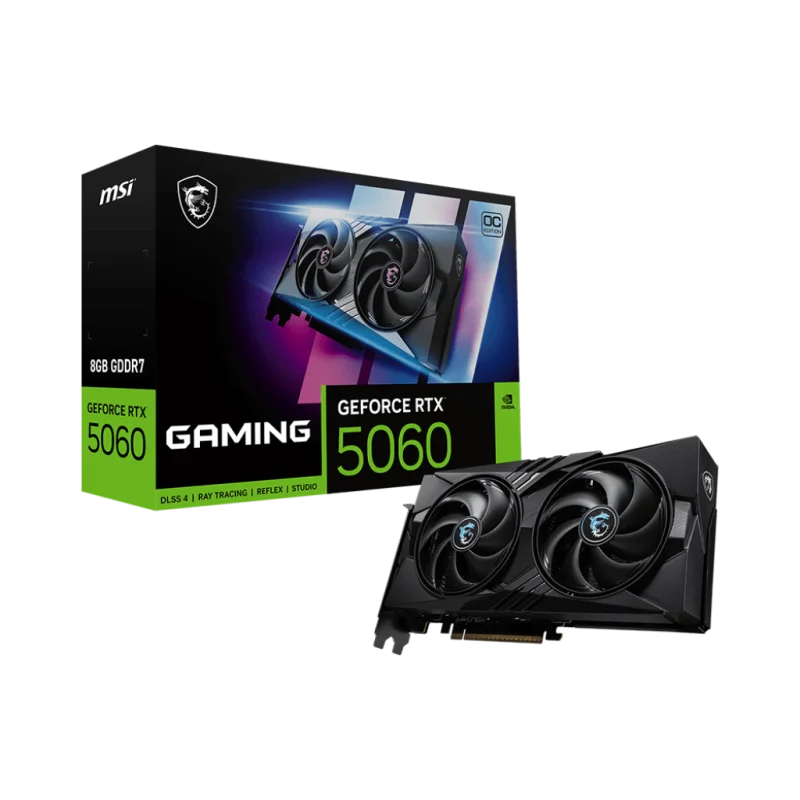 Carte graphique MSI GeForce RTX 5060 GAMING OC / 8 Go GDDR7 - MSI - photo 1