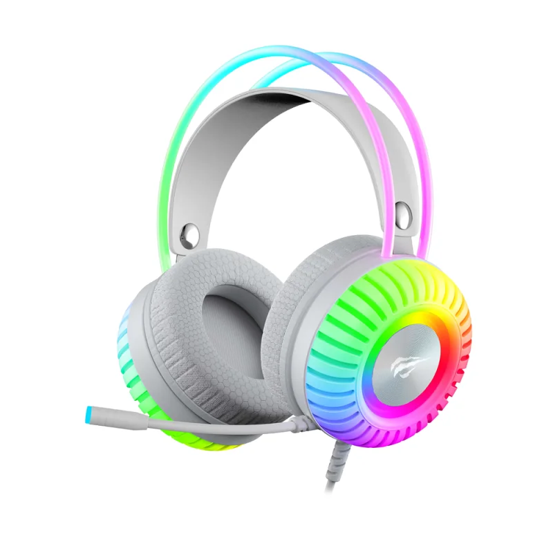 CASQUE MICRO GAMER Filaire HAVIT H2046U / Blanc - photo 1
