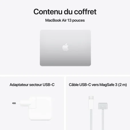 Apple MacBook Air M4 13" 2025 / 16 Go / 512 Go SSD / Silver - Apple - photo 8