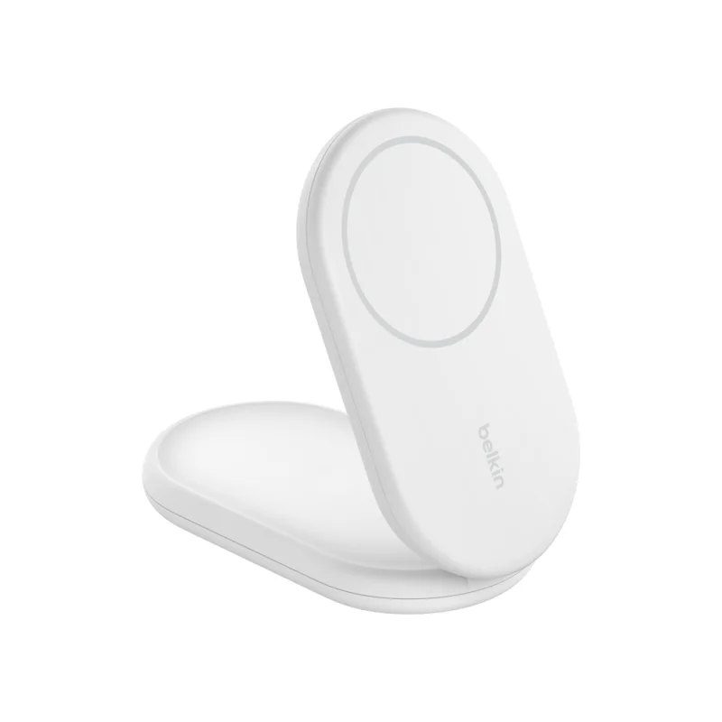Support de recharge BELKIN BoostCharge Qi2 magnetique 15w, blanc