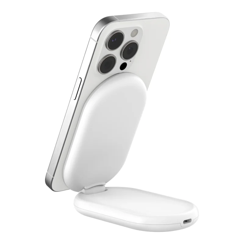 Support de recharge BELKIN BoostCharge Qi2 magnetique 15w, blanc - photo 5