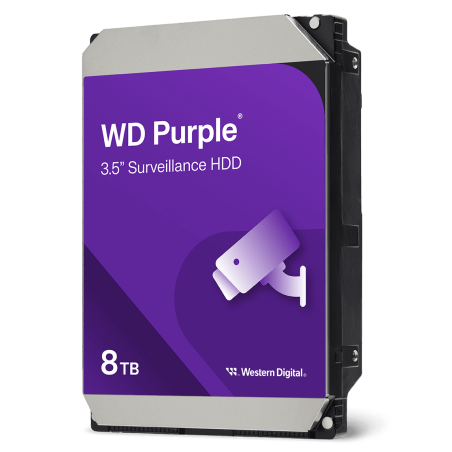 DISQUE DUR INTERNE 3.5 POUR VIDEO SURVEILLANCE WESTERN DIGITAL PURPLE 8TB - Western Digital - photo 3