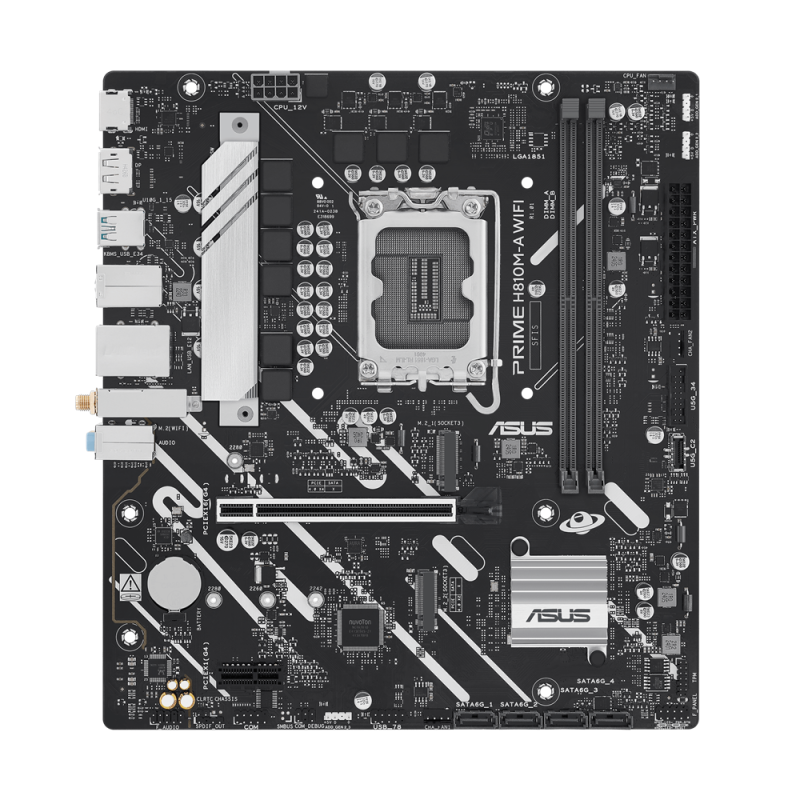 Carte mère Asus PRIME H810M-A WIFI / micro-ATX / DDR5 - Asus - photo 1