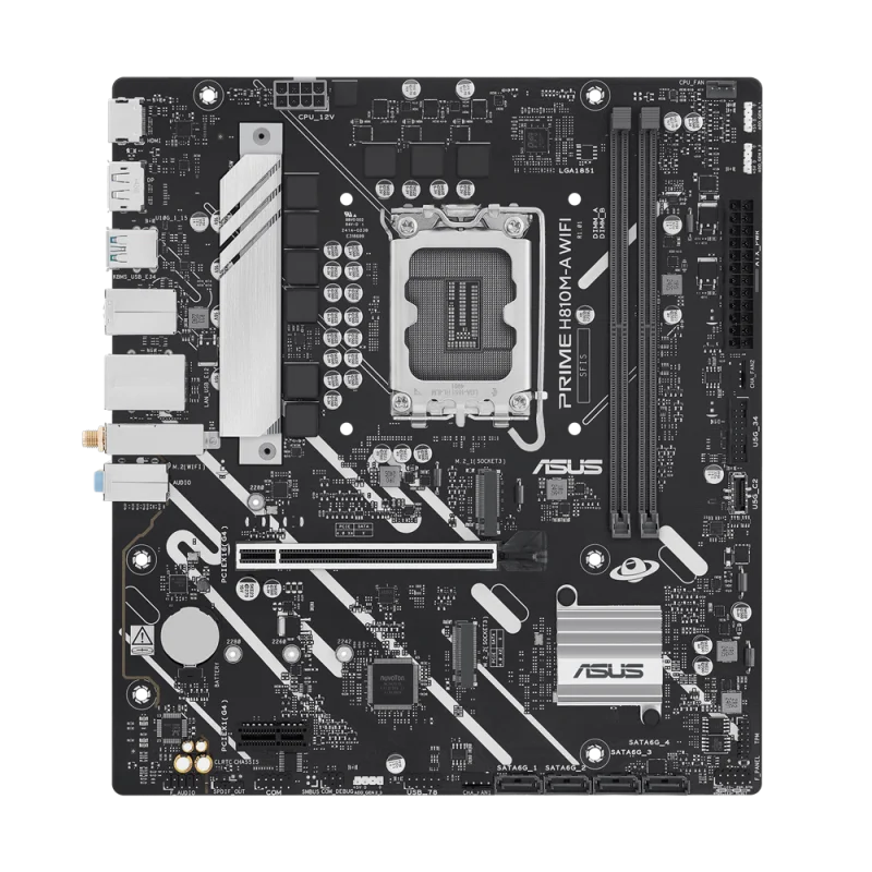Carte mère Asus PRIME H810M-A WIFI / micro-ATX / DDR5 - Asus - photo 1