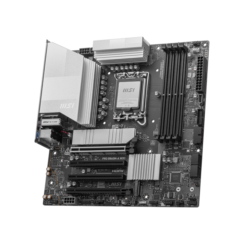Carte mère MSI PRO B860M-A WIFI / mATX / DDR5 - MSI - photo 4