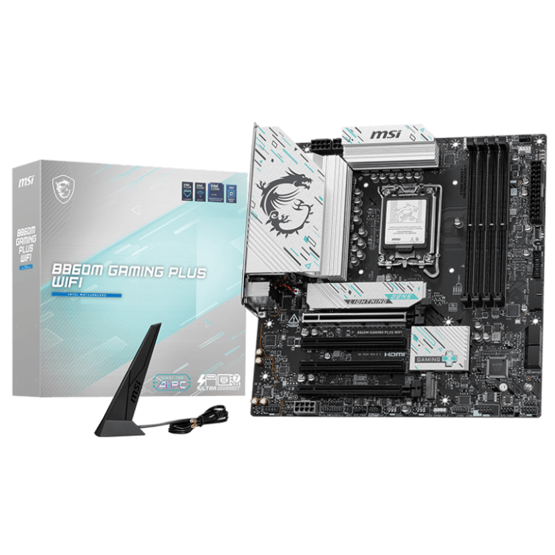 Carte mère MSI B860M GAMING PLUS WIFI / mATX / DDR5 - MSI - photo 1