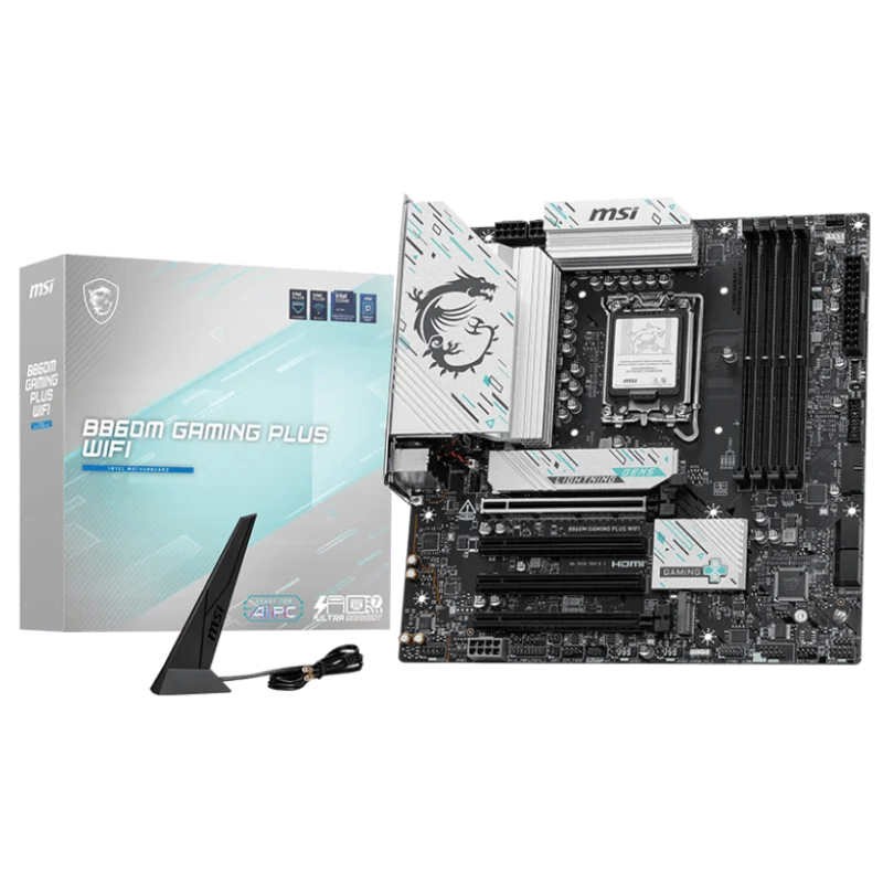 Carte mère MSI B860M GAMING PLUS WIFI / mATX / DDR5