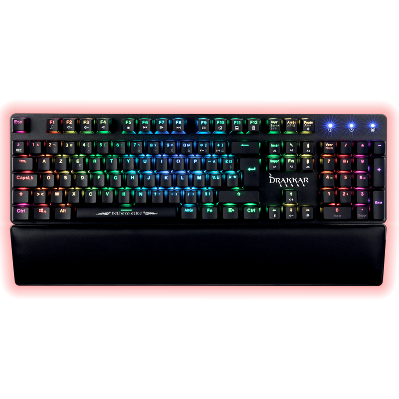 Clavier Gaming mécanique AZERTY Konix Helheim Elite - Drakkar - photo 1