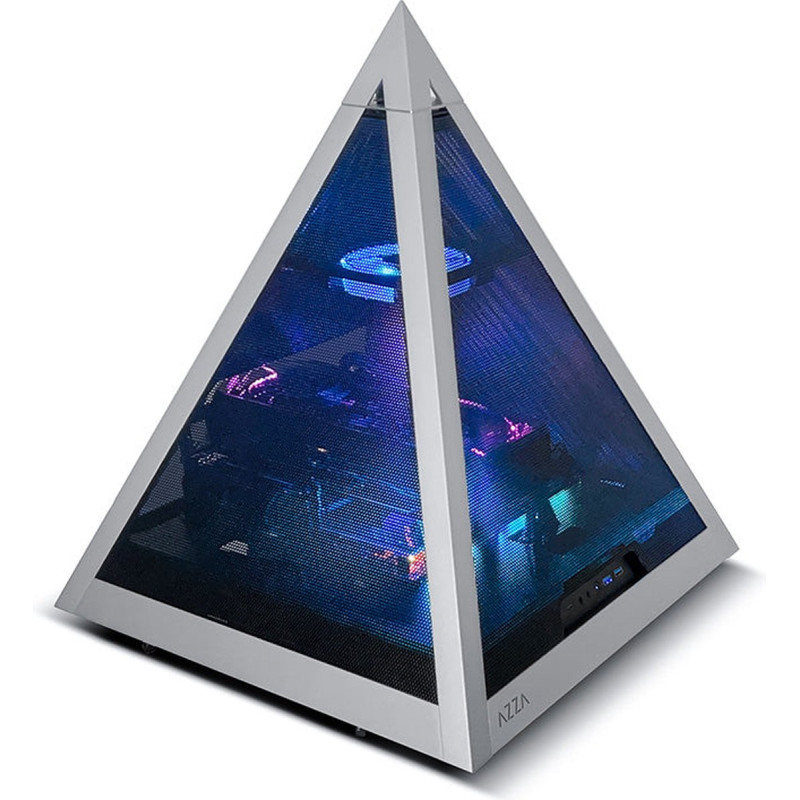 Boîtier Gaming Azza PYRAMID Mesh / ATX / Métal / Noir - photo 2