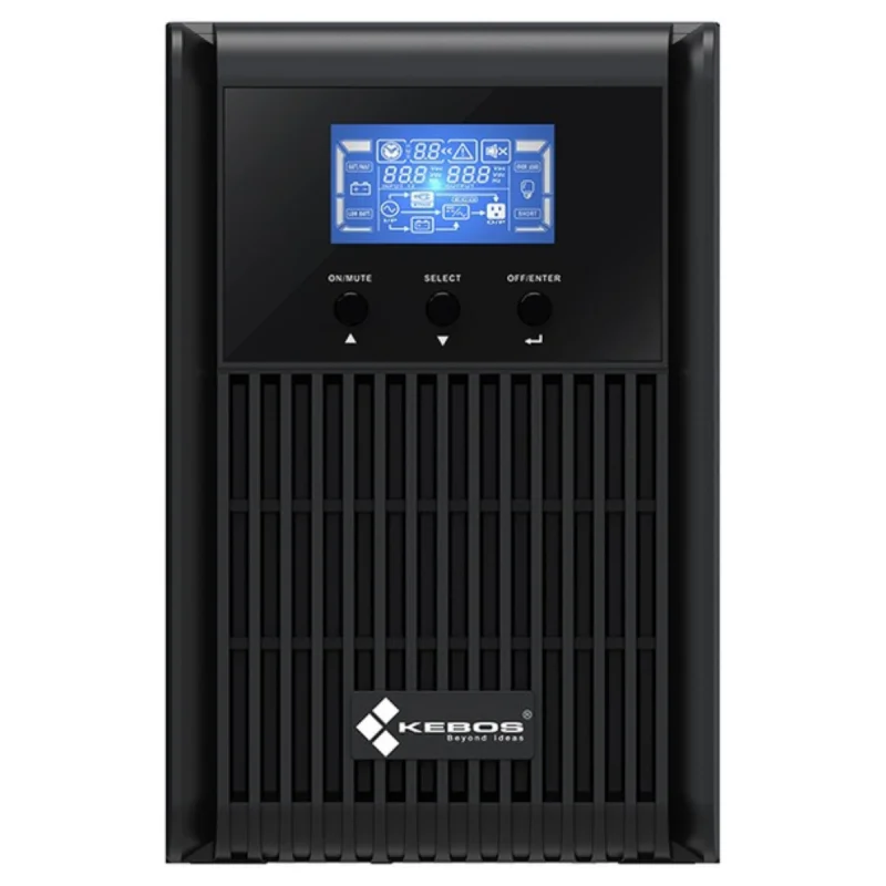 Onduleur ON LINE Monophase KEBOS KH11-1K / 1000 VA / 900 W - photo 3