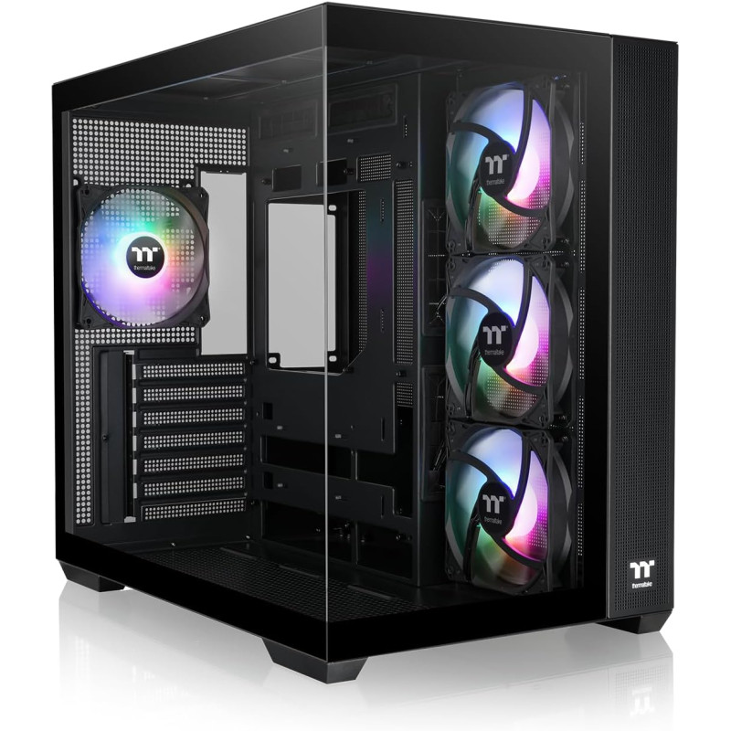 Boîtier Gamer Moyen Tour Thermaltake View 380 TG / ATX / RGB / Noir - photo 1