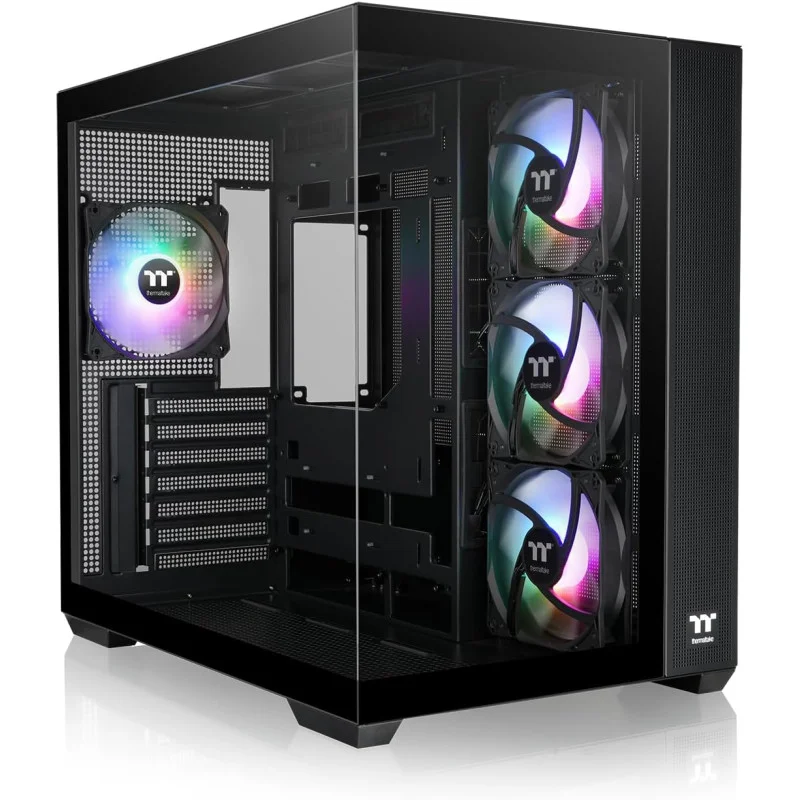 Boîtier Gamer Moyen Tour Thermaltake View 380 TG / ATX / RGB / Noir