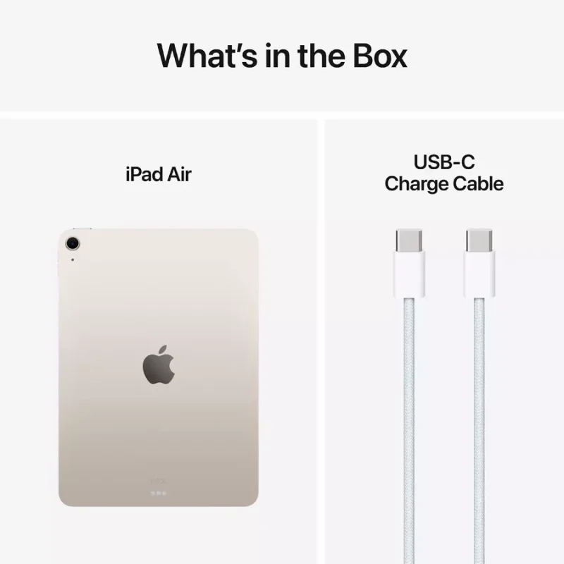 Apple iPad Air 13" / 8 Go / 128 Go / Wi-Fi / Starlight