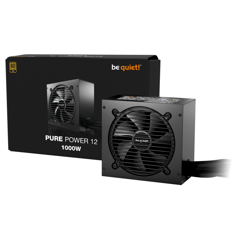 Boîte d'alimentation be quiet! Pure Power 12 / 1000 Watts / 80 PLUS Gold / ATX / Noir - photo 3