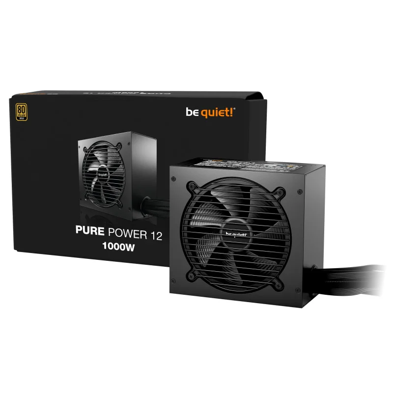 Boîte d'alimentation be quiet! Pure Power 12 / 1000 Watts / 80 PLUS Gold / ATX / Noir - photo 3