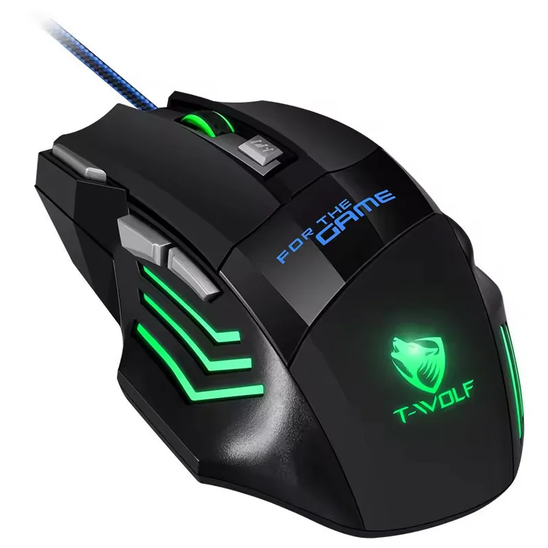 Souris Gamer Filaire T-WOLF M1 - Noir - photo 2