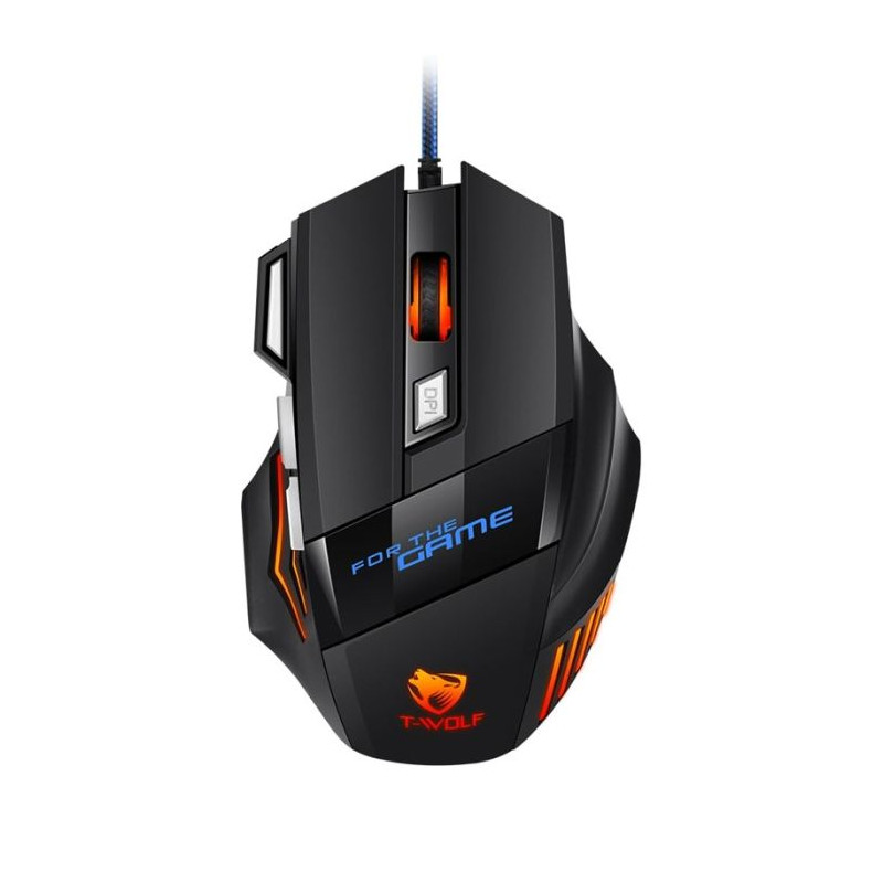 Souris Gamer Filaire T-WOLF M1 - Noir - photo 3