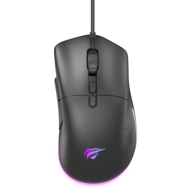 Souris Optique Filaire Gamer HAVIT MS954 Backlit / RGB / Noir - photo 1