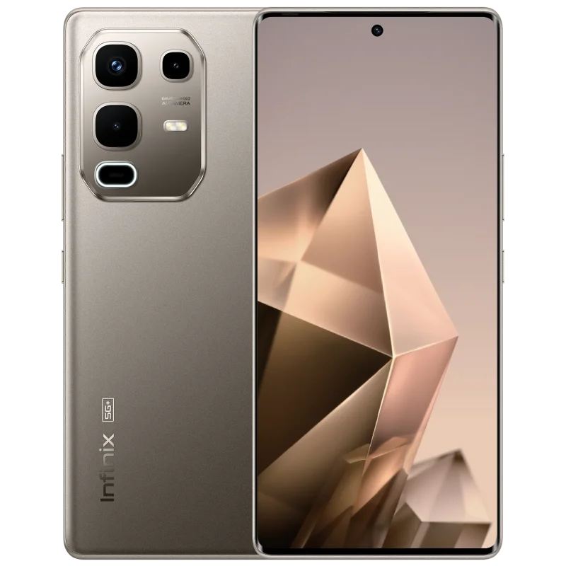 Smartphone Infinix NOTE 50s 5G / 8 Go / 256 Go / Gris Titane