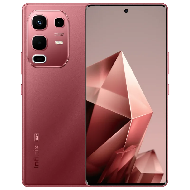 Smartphone Infinix NOTE 50s 5G / 8 Go / 256 Go / Rouge Rubis