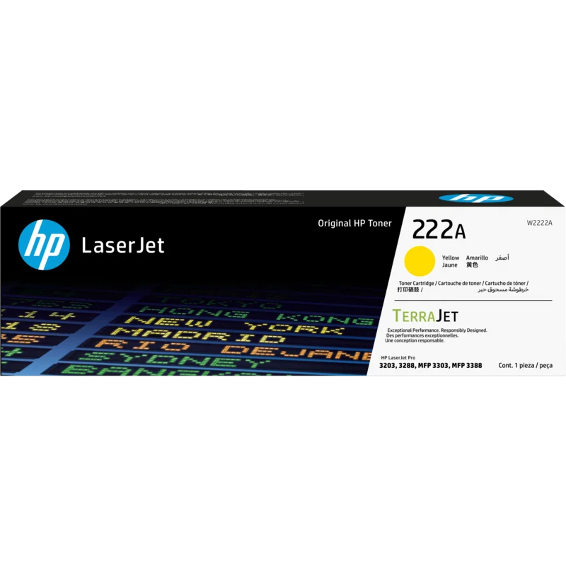Toner HP LaserJet authentique W2222A / Yellow