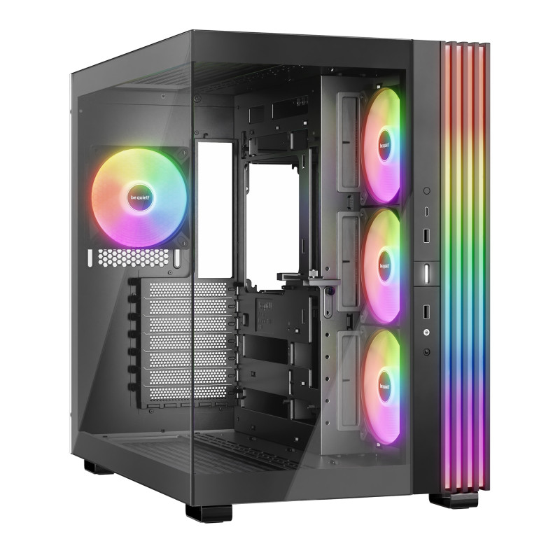Boîtier Gaming Moyen Tour be quiet! Light Base 600 LX / ATX RGB / Avec Panneaux Vitrés / Noir - photo 1