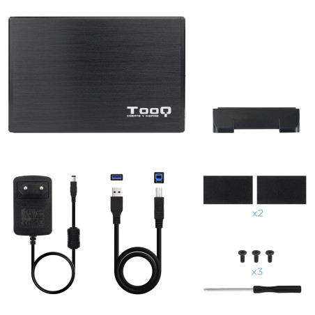 Boîtier externe USB 3.1 TooQ TQE-3527 - S-ATA 3,5" / Noir - photo 15